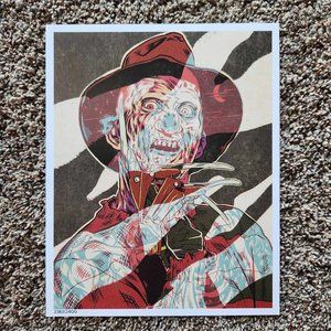 Freddy Krueger 8" x 10" Art Print - Limited out of /2400 - Bam Box Exclusive